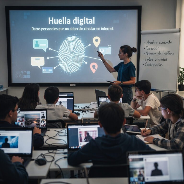 Lo que publicas hoy te acompaña mañana: guía de huella digital para adolescentes