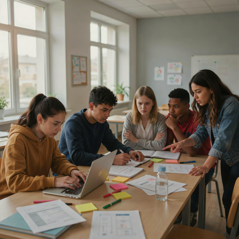 Trabajo en equipo para adolescentes: roles, coordinación, confianza y responsabilidad